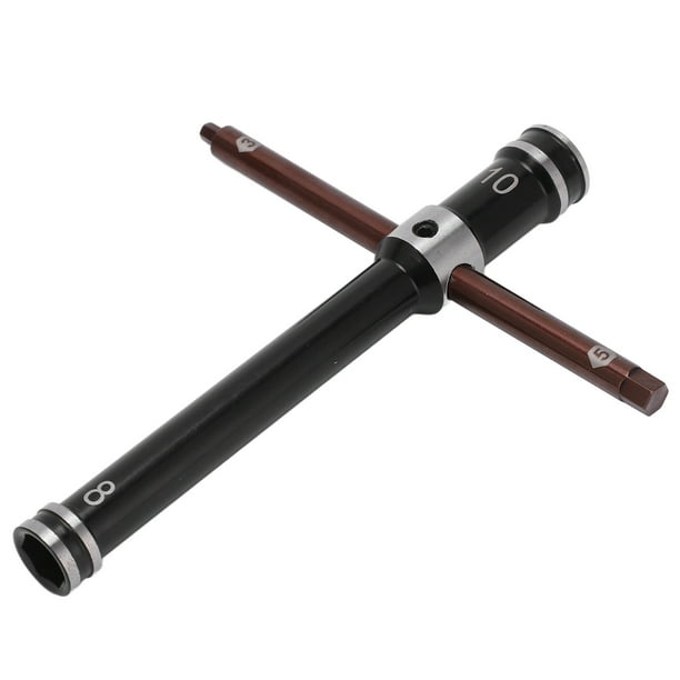 QIILU RC Cross Wrench Socket Spanner 8mm 10mm 5mm 3mm Wrench