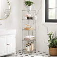 thumbnail image 2 of Estante de baño SONGMICS, estante de almacenamiento de 5 niveles plateado ULGR023S01, 2 of 8