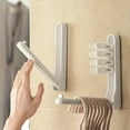 thumbnail image 2 of Baweave [Portable Clothes Rack] Collapsible Non-Slip Portable Wall Hanger Storage Clothes Rack for Dormitory Students, 2 of 7