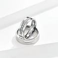 thumbnail image 4 of 'I Love You' Couple Ring 6mm Men/Women CZ Stainless Steel Wedding Band Size 5-11, 4 of 9