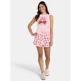 thumbnail image 2 of Disney Minnie Mouse Women's Graphic Tank Top and Shorts Set, 2-Piece, Sizes XXS-XXL, 2 of 5