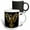 Multicolor, variant on 3drose, Image of Metallic Gold Phoenix on Black, 11oz Two-tone Black Mug