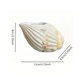 thumbnail image 3 of Jarrón de Cerámica con Forma de Concha – Maceta con Forma de Caracola para Pequeñas Suculentas, Maceta Decorativa con Temática Playera y Base Antideslizante para El Alféizar de La Ventana o Estante., 3 of 7