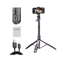 thumbnail image 2 of SUSUchens 1 Juego de Palo Selfie Inalámbrico Plegable Panorámico Rotación de 360 Grados Control Remoto Luz de Relleno Equilibrio Disparo Estable Varilla de Extensión de 1530 mm Palo Selfie, 2 of 8