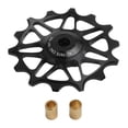 thumbnail image 4 of Aluminium Alloy Pulley Rear Derailleur Guide Bearing Wheel 12T 14T Black, 4 of 8