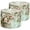 Color 4, variant on Linen Drum Lampshades Western Cowboy Riding Desert Rocky Landscape 13"x13"x10" Light Shade for Table Lamps Floor Lamps Drum Lamp Shades Lampshade Replacement Assembly Required
