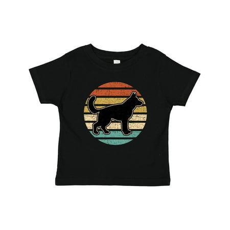 

Inktastic German Shepherd Silhouette Vintage Retro Gift Toddler Boy or Toddler Girl T-Shirt