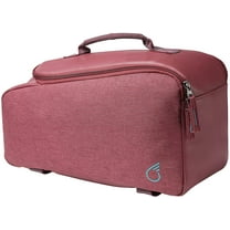 sixthreezero Bicycle Pannier Bag Rear Rack Trunk with Waterproof, Carry Handle, Burgundy