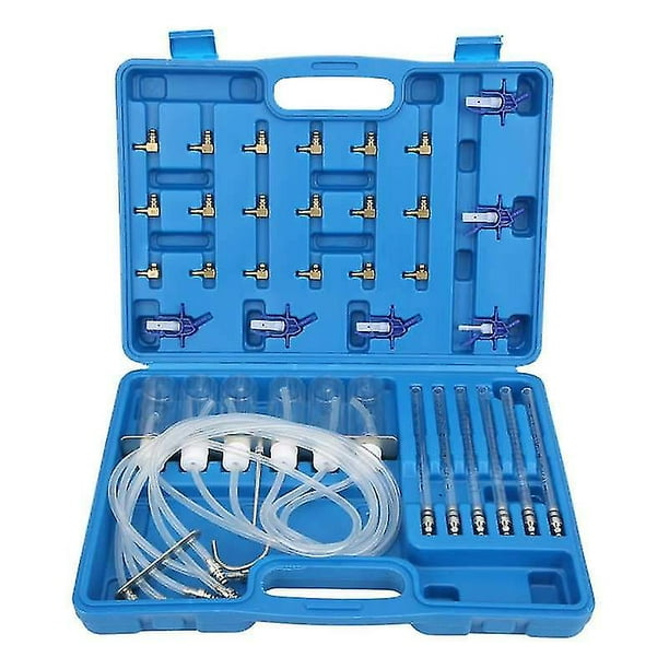 Diesel Flow Meter Adapter Set 6cylinder Injector Detector Common Rail