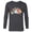 Charcoal Heather, variant on Disney Princess Sparkle Squad Winter Holiday Christmas Gifts - Long Sleeve T-Shirt for Men - Customized-Navy