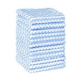 thumbnail image 1 of REGALWOVEN Pa?o de Microfibra de Limpieza, Paquete de 12 Trapos Altamente Absorbentes y Sin Pelusa, Toallas de Limpieza Reutilizables y Lavables Azules 12" x 12", 1 of 1