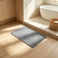 thumbnail image 3 of BSMAT Stone Bath Mat Diatomaceous Earth Shower Mat, 24"x16" Extra Thick Ultra Soft Bath Mat, Non-Slip Super Absorbent Diatomite Stone Mats for Bathroom Floor, Quick-Drying Easy to Clean(Dark Gray), 3 of 6
