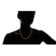 thumbnail image 2 of Gold Over Sterling Silver Twisted ROC Chain Necklace 24 Inch, 2 of 2