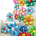 thumbnail image 5 of Globo de aluminio con forma de flor, margarita, rosa, varias flores, globos, decoración para bodas, cumpleaños, fiestas, San Valentín, 5 of 5