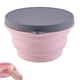 thumbnail image 2 of Bewildely Cuenco de silicona para almacenamiento de alimentos, cuenco plegable para acampar, cuenco portátil de alto rendimiento con tapa para Camping, Mostrada Rosado S Bewildely HA026848-02, 2 of 6