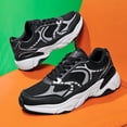 thumbnail image 3 of Trendy Casual Sneakers for Men, summer breathable mesh athletic shoes, sweat wicking fabric, shockproof insole, durable non slip sole for hot weather daily outdoor activities, 3 of 7