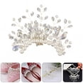 thumbnail image 3 of CIMAXIC Clips de Chaussures de Mariée 2 Pcs Clips de Chaussures en Perles Boucles de Chaussures de Mariée Décoratives Charmes de Chaussures, 3.35"X2.76"X0.59 Pouces, 3 of 5