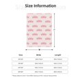 thumbnail image 4 of Throw Blanket for Couch Sofa and Bed, Three Cute Pigs Pink Super Soft Plush Throw Blanket, Fuzzy Cuteness Comfy Warm Washable Flannel Blanket & Throws for All Season 80"x60", 4 of 5
