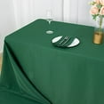 thumbnail image 4 of BalsaCircle 90" x 156" Premium Polyester Rectangular Tablecloth Table Linens Hunter Green, 4 of 4