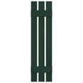 thumbnail image 3 of 12"W x 47"H Mid-America Vinyl, Standard Size Three Board Spaced Shutters, w/Installation Shutter-Lok's & Matching Screws, 122 - Midnight Green, 3 of 13