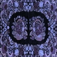 thumbnail image 1 of Ahgly Company Indoor Square Medallion Blue French Area Rugs, 7' Square, 1 of 4