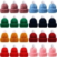 thumbnail image 5 of 20pcs Mini Christmas Tree Ornaments Handmade Yarn Doll Hats Christmas Hats DIY Sewing Crafts Party Cap YELLOW, 5 of 8