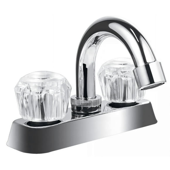 Mezcladora Baño Lavabo Acero Inoxidable Cromado Plateado