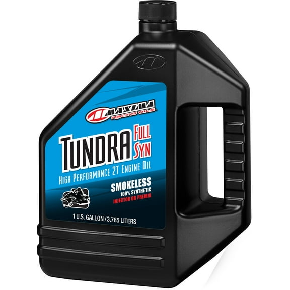Maxima Racing Oils Tundra 2T Full Synthetic Two Stoke Snowmobile Oil 1 Gallon Bottle 30-339128