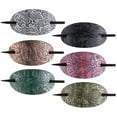 thumbnail image 2 of 6PCS Hair Clips with Wooden Sticks, Classical Vintage Faux Leather Oval Hair Clips with Wooden Push Bars, Bohemian Ponytail Holders Hair Accessories for Women Girls, 2 of 7