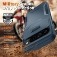 thumbnail image 2 of KOMI for Google Pixel 9/9 Pro Case with 1 Screen Protector, Built-in Slide Camera Cover, Military Grade Drop Protection, Heavy Duty Rugged Shockproof Protective Phone Cover, Blue, 2 of 5
