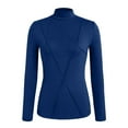thumbnail image 3 of MHFRRA Camiseta Informal para Uso Diario, Cómoda y Elegante, Ideal para Usar En Capas O Como Outfit. Camiseta Versátil para Cualquier Ocasión, Imprescindible En Tu Armario. Azul, 3 of 4
