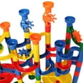 thumbnail image 5 of YOPTOP Ensemble de Piste en Marbre 112 Pcs - Jouets pour Enfants, Piste de Course en Marbre Éducative STIM, Blocs de Construction de sous-Verres Labyrinthe en Marbre, 5 of 5