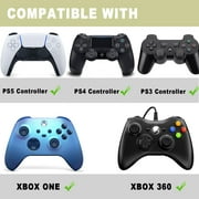 20 Pieces Analog Stick Joystick Controller Performance Thumb Grips Compatible with PS5, PS4, Xbox One, Xbox Series X/S Controller Joystick Grips