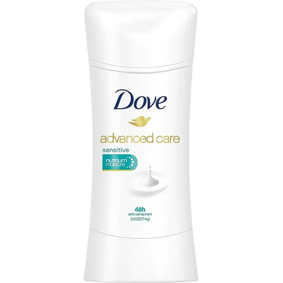 Dove Advanced Care Antiperspirant, Sensitive 2.60 oz (Pack of 2)