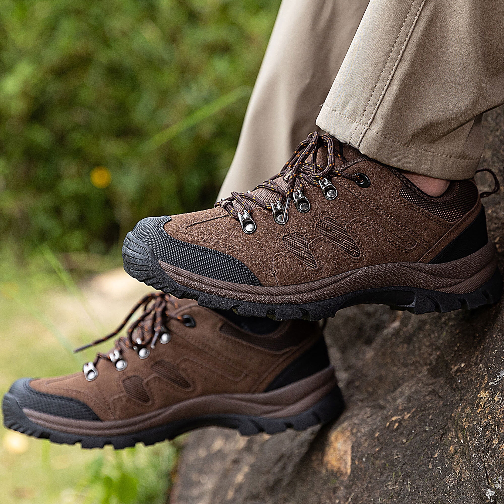 CC-Los Men's Walking Shoes Lightweight Breathable Hiking Sneakers Size 7-13