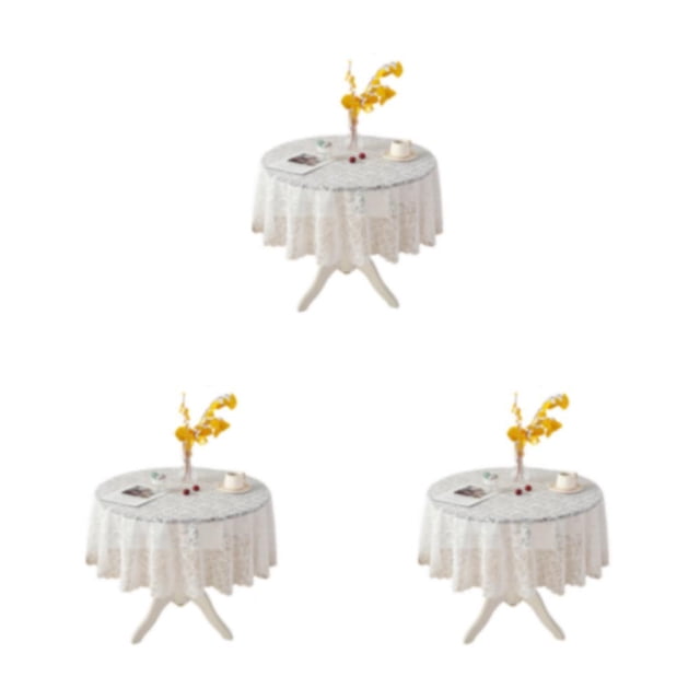 Ounissouiy Mantel Fácil De Lavar Y Duradero En Variedad De Patrones Y Tamaños Tamaños De Cubierta De Disponibles Flor Circular 120cm Type1 NO1