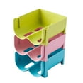 thumbnail image 4 of 3Pcs Refrigerator Drawer Storage Boxes Stackable Storage Containers Drink Box, 4 of 6