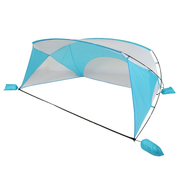 Zimtown Beach Tent UPF 50+ Sun Shelter Silver Coating Canopy with ...