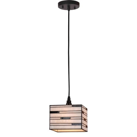 

Aztec Lighting 1-light Tiffany-style Box Shade Mini Pendant