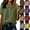 10# Green, variant on Womens Summer Tops Cotton Linen Shirts Collar Shirt Women Puff Sleeve Button Down Blouse Dressy Tunic Loose Clothes Yellow M