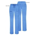thumbnail image 5 of Adar Pro Heather Scrubs For Women - Slim Fit Tapered Scrub Pants, 5 of 7