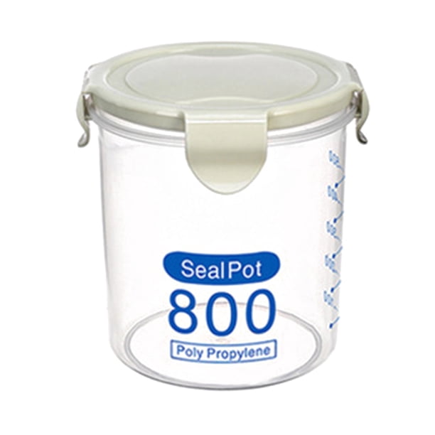Advancent Plástico Sellado Latas Cocina Caja Almacenaje Transparente Food Bote Keep Fresh Organizadores de utensilios de cocina verde METRO Advancent HA0062-05B