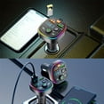 thumbnail image 2 of MesaSe SIMR Lecteur MP3 Sans Fil Tout-en-un pour Voiture, Émetteur FM avec Double Charge Rapide USB Type C, Kit Mains Libres, Récepteur Audio Sans Fil, Résine ABS, Tension 36V, Sans Batterie Incluse, 2 of 6