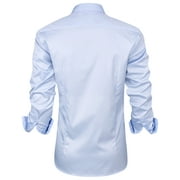 sogami Mens Long Sleeve Stretch Cotton Dress Shirt Regular Fit Button Down