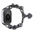 thumbnail image 3 of Chain Heart Design Wristband Compaitble with Apple Watch Band 42mm 44mm 45mm 49mm for Girls Women, Zinc Sleek Stylish Adjustable Dustproof Waterproof Band for iWatch Series 9/8/7/6/5/4/3/2/1 SE Ultra, 3 of 4