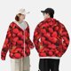 thumbnail image 4 of Fotbe Strawberry Red Chaqueta con Protección Solar UPF 50+ para Hombre y Mujer, Camisa con Capucha y Bolsillos-Medium, 4 of 7