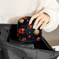 thumbnail image 6 of Ladybird Sanitary Napkin Bag Pad Bag Small Canvas Pouch Sanitary Napkin Receptacle Bags 4.7x6.6x6.6 in - Velvet, Sponge, 6 of 6