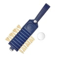 thumbnail image 4 of Organizador de soporte para tees de golf, accesorios portátiles, bolsa de cuero PU, bolsa para tees de golf azul, 4 of 9