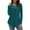Acid Blue, variant on VERABENDI Women's Plus Size Tops Long Sleeve Tunic Shirts Splicing Lace Trim Loose Blouses,M-4XL