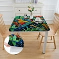 thumbnail image 2 of Acheng Tropical Leaves Square Tablecloth Waterproof Resistant Fabric 100% Polyester Fiber 40*40, 2 of 8